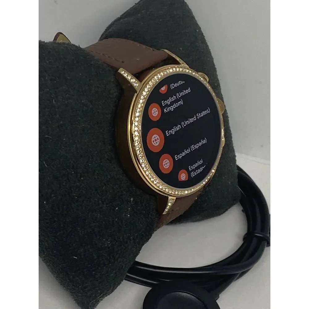 Fossil Gen 4 Authentic Digital Dial Smart Watch Custom Band FTW6015 AB449